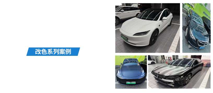 速凝膜改色系列施工案例